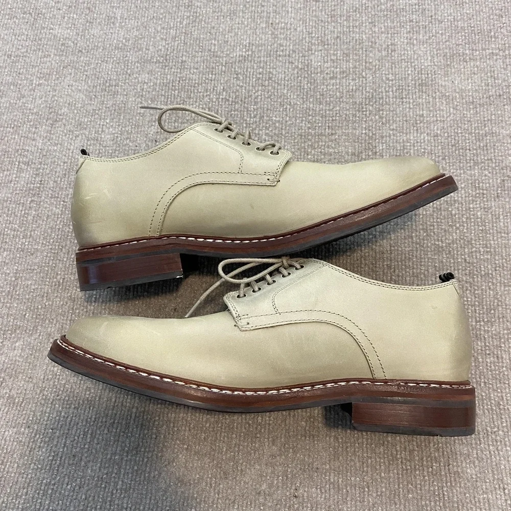 Cole Haan Shoes Mens Size 11 M‎ Beige Nubuck Derby Dress Oxford Casual C31420